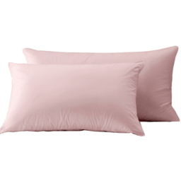 Velosso Microfibre Pink Pillowcase 2 Pack