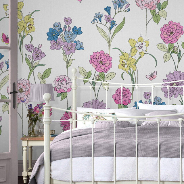 Laura Ashley Gilly Multicolour Mural - image 1