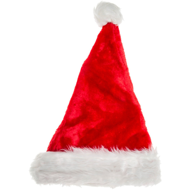 Deluxe Red Adult Christmas Hat
