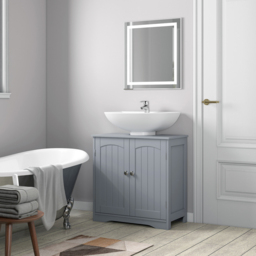 Colorado Grey 2 Door Undersink Bathroom Cabinet - thumbnail 3