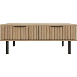 GFW Nervata Oak 2 Drawer Coffee Table - thumbnail 4