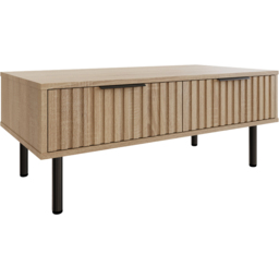 GFW Nervata Oak 2 Drawer Coffee Table - thumbnail 2