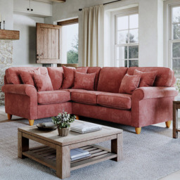 Sinatra Glory Deep Terra 4 Seater Right Hand Corner Sofa
