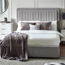 Julian Bowen Savannah Double Grey Bed Frame - thumbnail 1