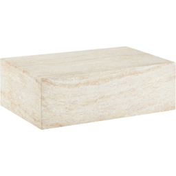 Desser Pisa Travertine Effect Rectangle Coffee Table - thumbnail 2