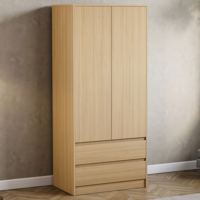 Vida Designs Denver Pine 2 Door 2 Drawer Wardrobe - image 1