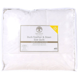 Divante Double White Duck Feather and Down Duvet 10.5 Tog - thumbnail 1