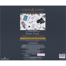 Jack & Jones Silver Frost Deluxe Christmas Crackers 6 Pack - thumbnail 2