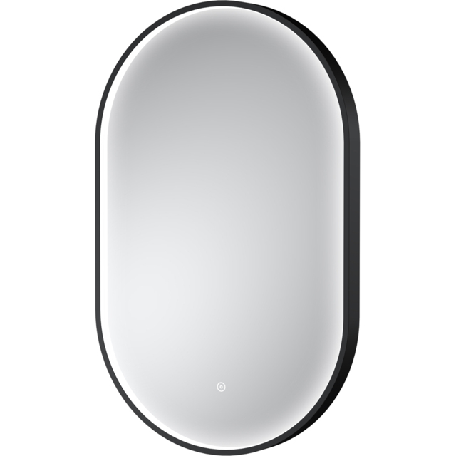 nuie Black Framed LED Touch Sensor Mirror 800 x 500mm - image 1