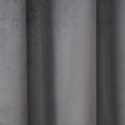 Divante Vermont Velvet Charcoal Blackout Curtains 229 x 229cm - thumbnail 4
