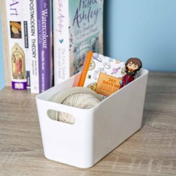 Wham Studio White Storage Basket 1.4L - thumbnail 4