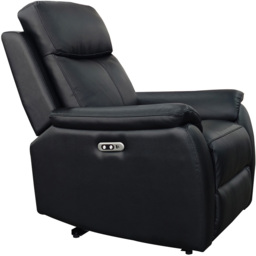 Aspire Kingsmere Black Power Recliner Armchair - thumbnail 3