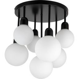 Cosylyte Broome Bathroom 7 Light Opal Glass Ceiling Light