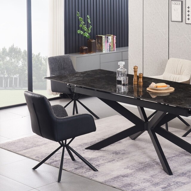 Henley Black Dining Chair Set of 2 - image 1