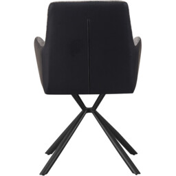 Henley Black Dining Chair Set of 2 - thumbnail 4