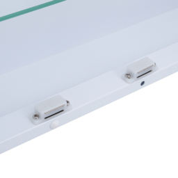 Living and Home 2 Door White Wall-Mounted LED Mirror Bathroom Cabinet - thumbnail 4