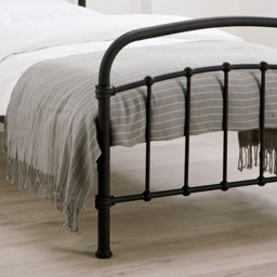 Halston 3.0 Single Black Metal Bed Frame - thumbnail 2