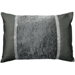 Intimates Topaz Charcoal Diamante Boudoir 30 x 40cm