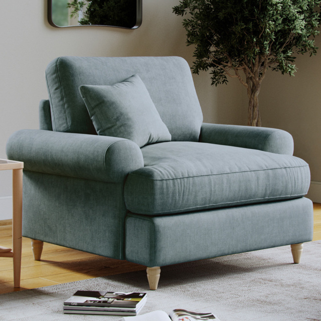 Clara Faro 9 Blue Agmamito Armchair - image 1