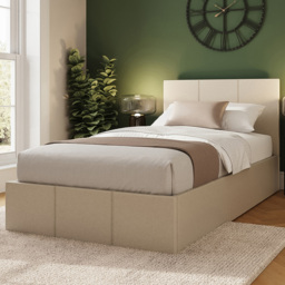 GFW Single Natural Side Lift Ottoman Bed