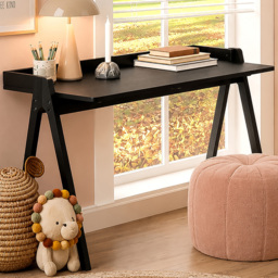 Florence Miso Black Office Desk
