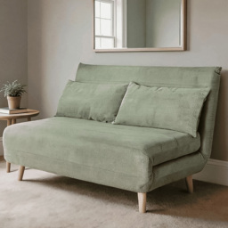 Home Source Lorena Double Green Sofa Bed - thumbnail 1