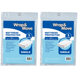 Wrap & Move Single Mattress Protector 2 Pack - thumbnail 1