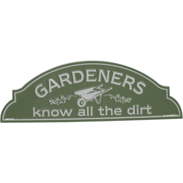 Gardeners Metal Sign Green - image 1