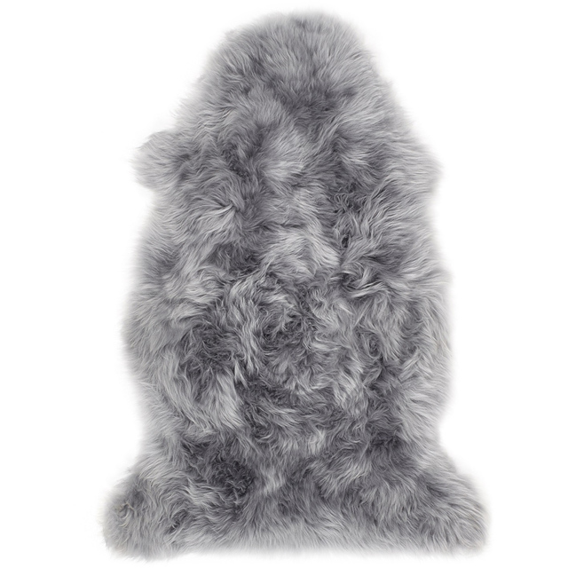 Origins Genuine Grey Sheepskin Rug - image 1