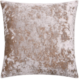 Paoletti Verona Oyster Square Crushed Velvet Cushion