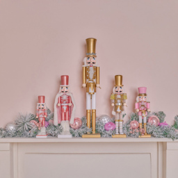 The Christmas Gift Co Bellini Gold Wooden Nutcracker - thumbnail 2