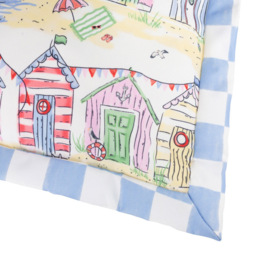 Furn Beach Huts Multicolour Square Reversible Cushion 45 x 45cm - thumbnail 4