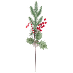 Single Candy Cane Lane Candy Cane Pick Christmas Decoration in Assorted styles - thumbnail 2