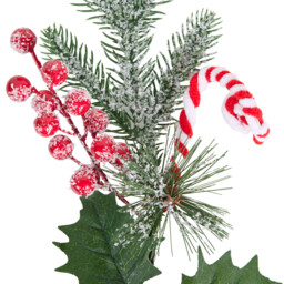 Single Candy Cane Lane Candy Cane Pick Christmas Decoration in Assorted styles - thumbnail 3
