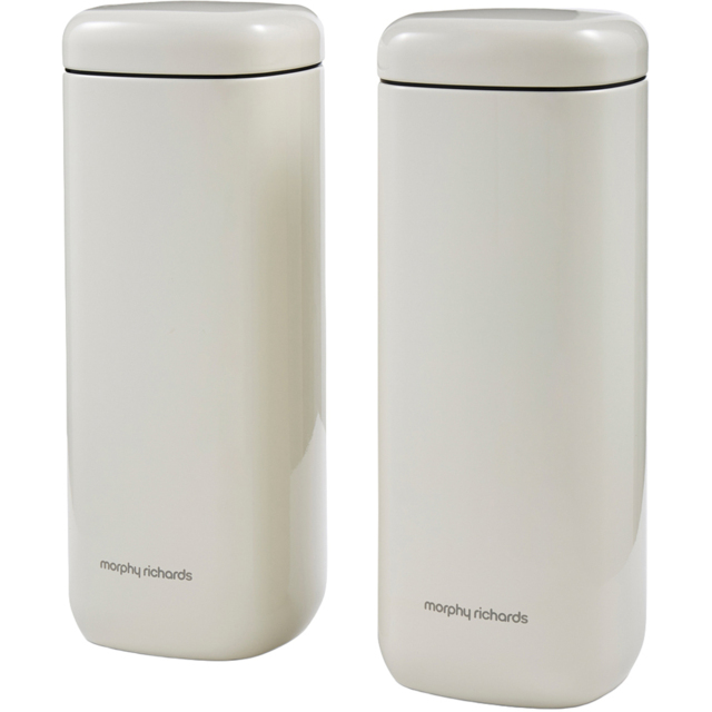 Morphy Richards Cream Large Storage Canister 2 Pack - image 1