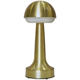 ValueLights Troy Satin Brass LED Garden Table Lamp