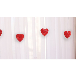 Iridescent Heart Red Curtain Light - thumbnail 4