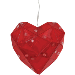 Iridescent Heart Red Curtain Light - thumbnail 2