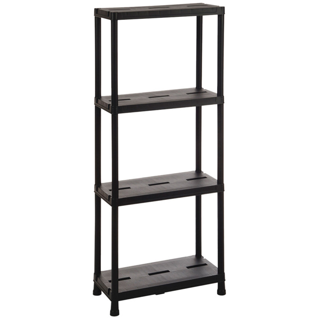 Toomax Black 4 Shelf Shelving Rack