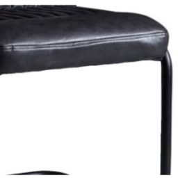 Brooklyn Napoli Set of 2 Dark Grey Dining Chair - thumbnail 3