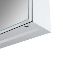 Bathstore Pearl Single Door LED Mirror Bathroom Cabinet - thumbnail 4