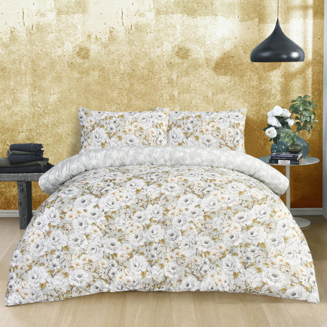 Smart Living Green King Size Elegant Blooms Complete Set - image 1