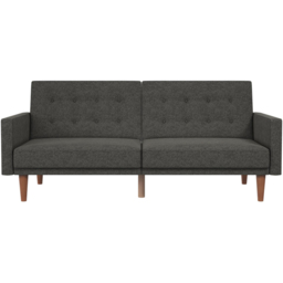 Dorel Wimberly 3 Seater Grey Linen Futon - thumbnail 3