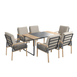 Bronte Dining Set Grey - thumbnail 2