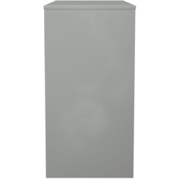 Crowndale Diamond 4 Drawer Dusk Grey Vanity Dressing Table Ready Assembled - thumbnail 3