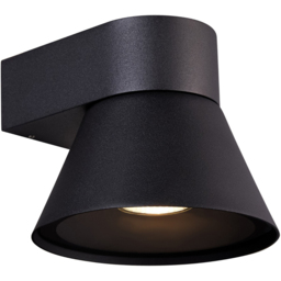 Nordlux Kyklop Cone Black Wall Light