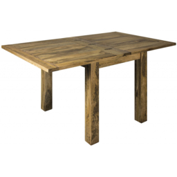 Artisan Furniture Granary Oak 6 Seater Mango Wood Extendable Butterfly Dining Table - thumbnail 3
