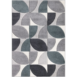 Modern Geo Rug - Teal / 120cm - thumbnail 1