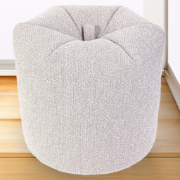 Kaikoo Cream Boucle Bean Bag