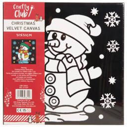 Christmas Canvas Velvet - Black - thumbnail 3